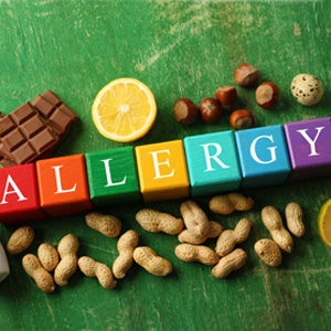 Various foods that can cause allergies.
