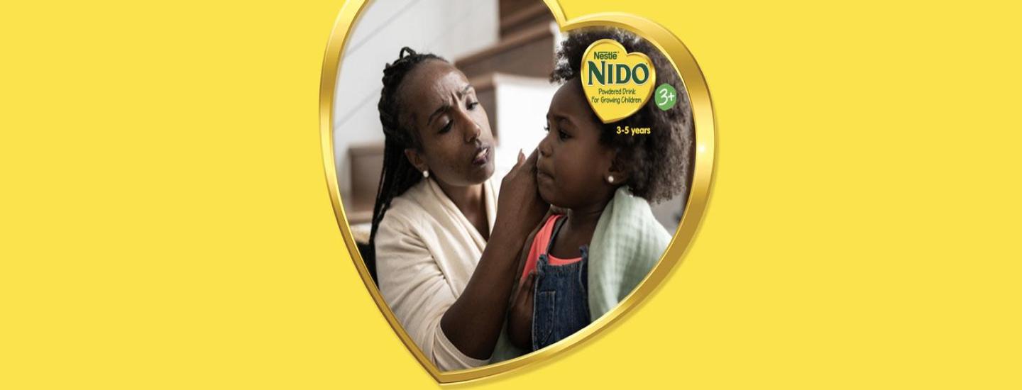 Nido 3 plus product header with a girl and woman.